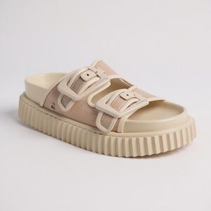 Circus NY by Sam Edelman Cris Mesh slide Sandal womens vanilla size 9.5 platform